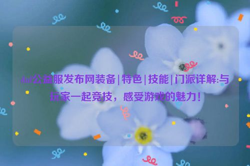 dnf公益服发布网装备|特色|技能|门派详解:与玩家一起竞技，感受游戏的魅力！