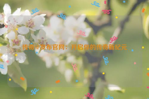 传奇SF发布官网：开启你的传奇新纪元