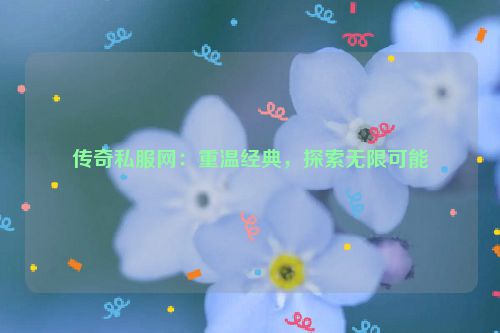 传奇私服网：重温经典，探索无限可能