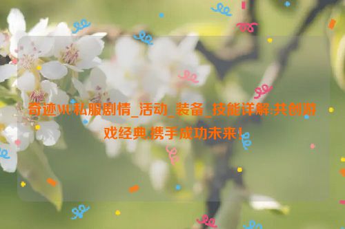 奇迹MU私服剧情_活动_装备_技能详解:共创游戏经典,携手成功未来！